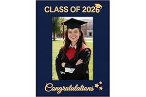 FaCraft Graduation Picture Frame Class of 2026 - Graduation Gift for Her Him Daughter Son Boys Girls Women Men Graduates Juni