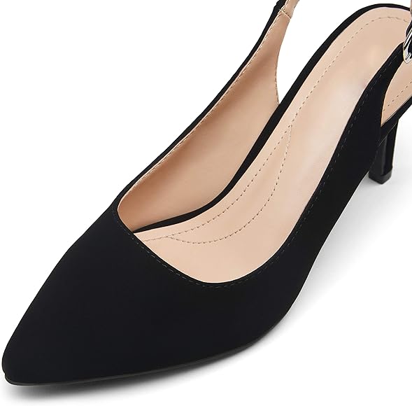 slingback heels closed toe