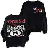3 D G Apres Ski Club Sweater, Apres Ski Club Sweatshirt Funny Skiing Sweater For Women Men