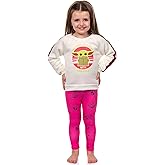 Happy Threads Star Wars The Mandalorian Little Girls The Force Is Strong With This Child Pullover and Leggings Outfit Set