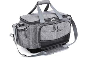 YVLEEN Fishing Tackle Box Bag - Outdoor Large Fishing Tackle Storage Bag - 100% Water-Resistant Polyester Material - Fishing Tackle Bags - Suitable for 3600 3700 Tackle Box