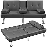 Yaheetech Convertible Sofa Bed Adjustable Couch