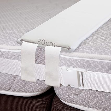 Amazon Qucover すきまパッド ベッド マットレスバンド 最新版 すきまスペーサー 隙間パッド マットレス すきま 隙間 埋める 隙間埋め すきま防止 ズレ防止 ベッド 連結 固定ベルト10m 隙間連結 ベッド連結 日本語取付説明書付き 最新型幅30 0 30 8 寝具
