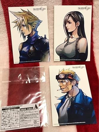 Amazon ファイナルファンタジー7 Gバイク クラウド ティファ シドfinal Fantasy Vii G Bike ポストカード セット アニメ 萌えグッズ 通販