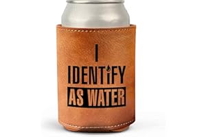 LOVEVIBE Gifts for Dad from Daughter, Son for Fathers Day - Dad Gifts, Men Gifts - Birthday Gifts for Men, Dad Birthday Gift, Birthday Gifts for Dad - Retirement Gifts for men, Leather Can Cooler for Mens 12Oz