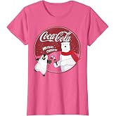 Coca-Cola Holiday Cheers Polar Bear Circle Logo T-Shirt
