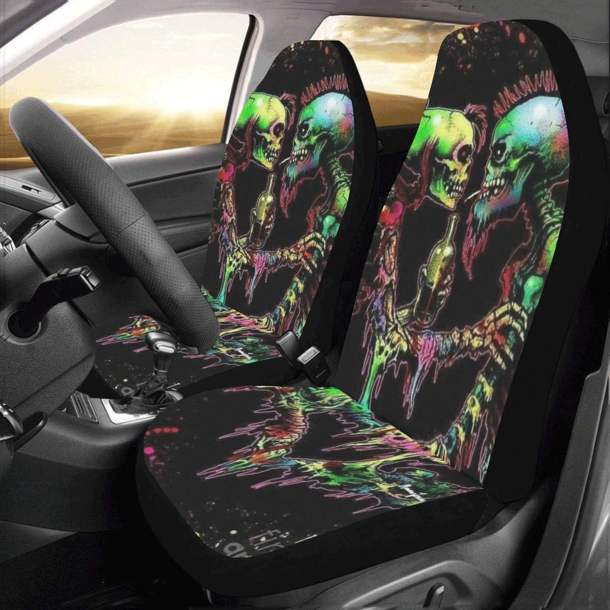 Best car seat covers with skulls