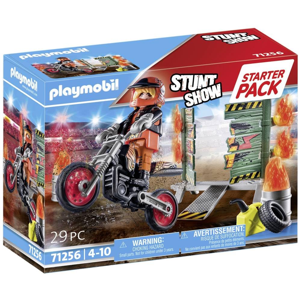 Playmobil 71256 Stunt Show Starter Pack, Fun Imaginative Role-Play, PlaySets Suitable for Children Ages 4+