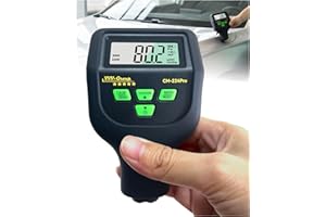 VVV-GROUP Paint Thickness Gauge CM-224Pro 2026 | Coating Thickness Meter Fe/Al/Zn | Auto Paint Depth Gauge Car Tester with High-Precision Probe, Multi-Unit Display & Auto Calibration