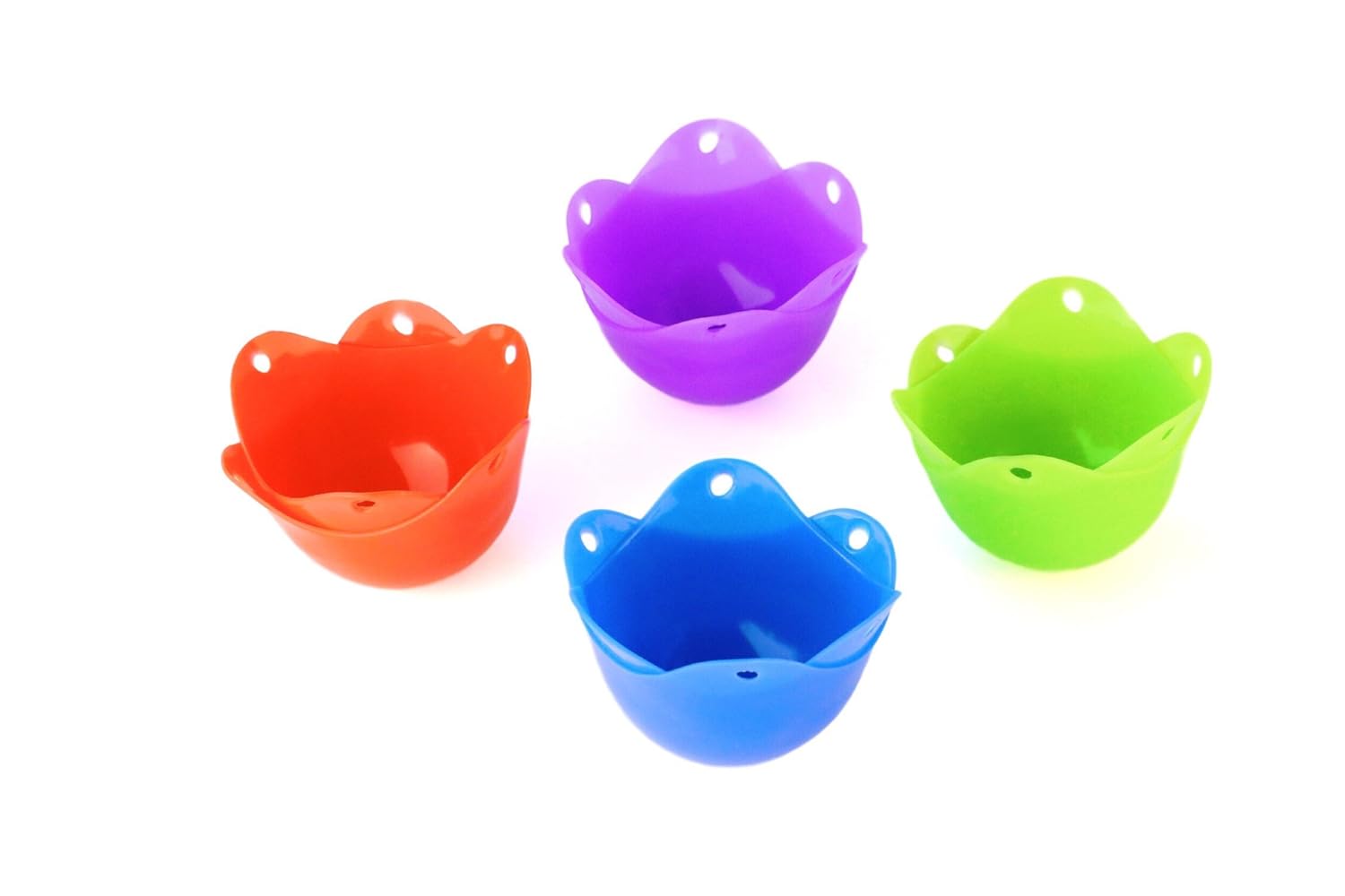 Silicona Escalfador de huevos para familia y amigos Pack - 8 ...