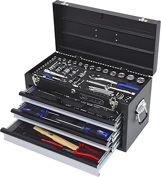 KS Tools 918.0150 1/4'+1/2' CHROMEplus Universal-Werkzeug-Satz, 99-tlg. Zollmaße