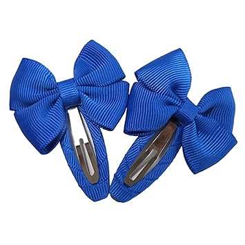 Amazon Com 2 Pcs Snap Clips Hair Bow Butterfly Clamp Kids Girls
