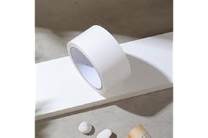 Luoerwen White Wood Wallpaper Peel and Stick, Border Sticker, Suitable for Repairing The Edges of Walls, Frames, and cabinets (White-JHSBMW, 1.97 inches X 393.7 inches)