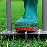 Walensee Lawn Aerator Spike Tool with 15 Iron Spikes, Manual Dethatching, 88cm view 7