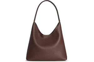 Hobo Bags for Women, Small Everyday Purse, Slouchy Shoulder Bag Trendy | Soft Vegan Leather Hobo Purse, Compact 28cm (11") Si
