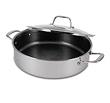 T-fal HybridMesh Tri-Ply Stainless Steel Shallow