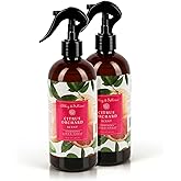 Abbey & Sullivan Linen Spray, Citrus Orchard, Fabric Freshener and Fragrance Room Spray, Pack of 2, 16 oz