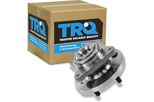 TRQ Front Wheel Bearing & Hub Assembly with ABS Sensor Compatible with 2005-2009 Land Rover LR3 2010-2016 LR4 2006-2013 Range Rover Sport