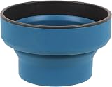 Lifeventure Silicon Ellipse Collapsible Mug Navy Blue Camping Travel view 2