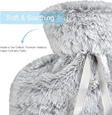 Vicloon 2L Hot Water Bottle with Soft Fluff Cover for Warmth & Comfort view 3