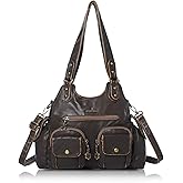 Angel Kiss Purses for Women Hobo Bag Soft PU Leather Shoulder Bag for Women
