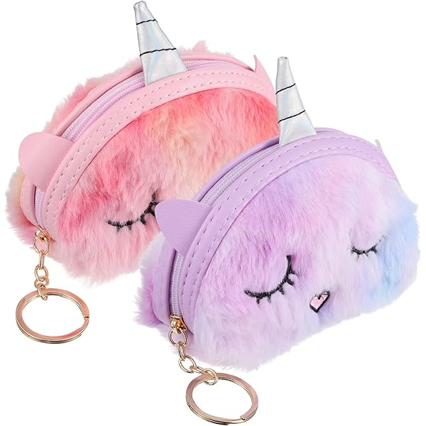 Amazon.com: PACKOVE Plush Coin Purse Coin Purse Keychain Plush
