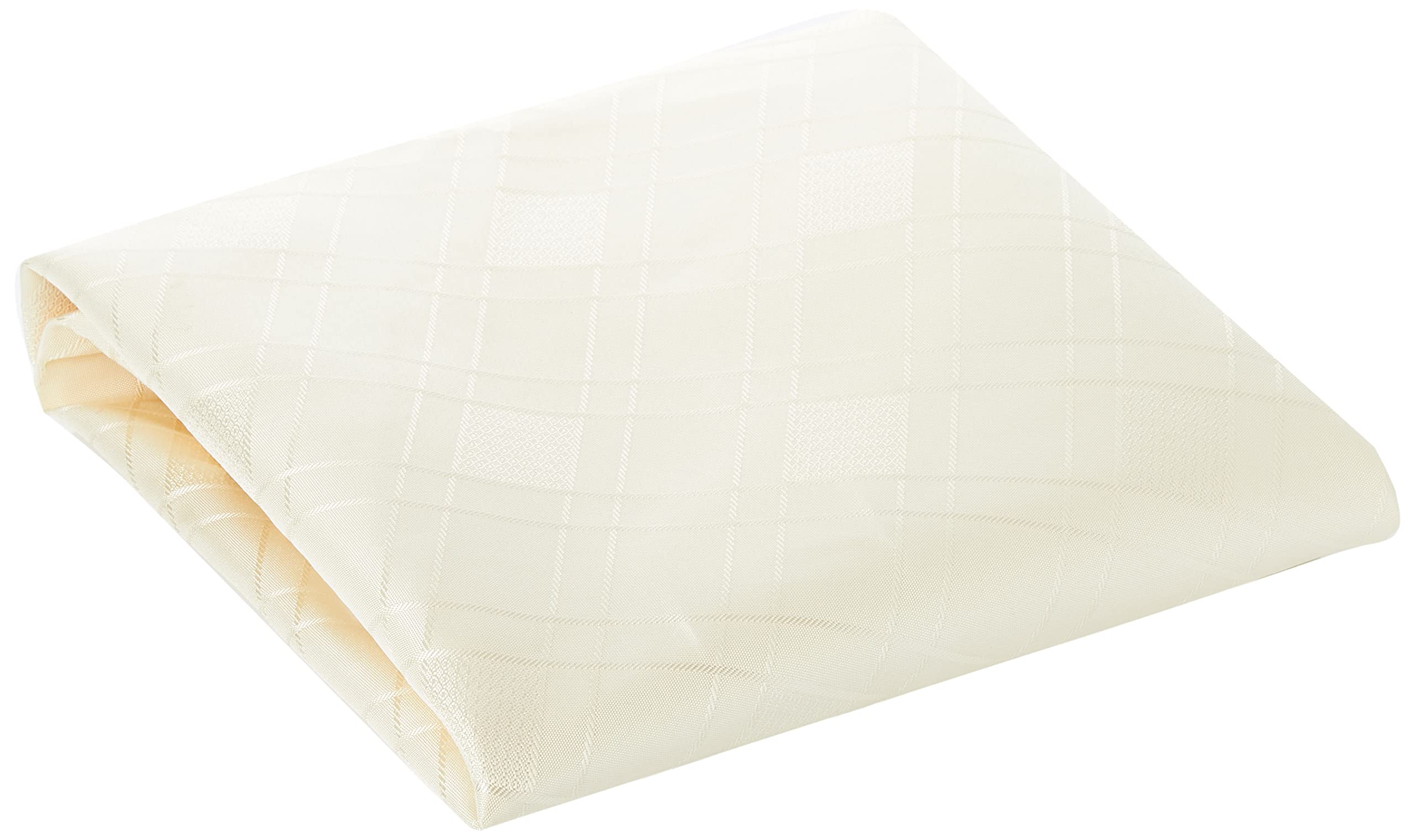 Emma Barclay Chequers - Jacquard Table Cloth in Cream - 70" (178cm) Round โ image 1