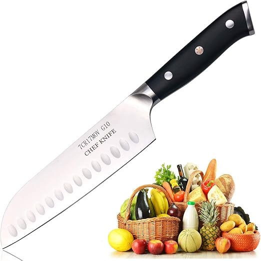 Amazon Com Santoku Knife 7 Inch Chef Knife Best Quality German