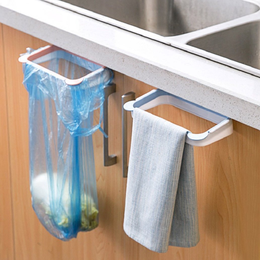 Best Hanging Kitchen Cupboard Cabinet Tailgate Stand Storage Garbage Bag