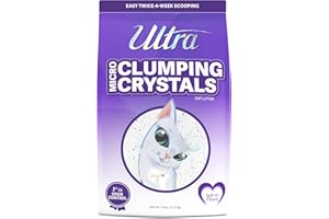 Ultra Clumping Micro Crystals Cat Litter - Dust Free, Soft on Paws, Fragrance Free - 5 Lbs.