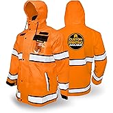 KwikSafety - Charlotte, NC - TORRENT Rain Jacket & Trench Coat ANSI OSHA Class 3 High Visibility Jacket Hi Vis Rain Gear