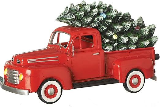 toy truck with christmas tree