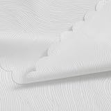 SPRICA Round Jacquard Tablecloth 160cm White Heavyweight Water Resistant view 4