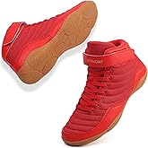 BKWHDAY Kids Wrestling Shoes Youth Boys Girls Boxing Shoe Lightweight Breathable Non Slip