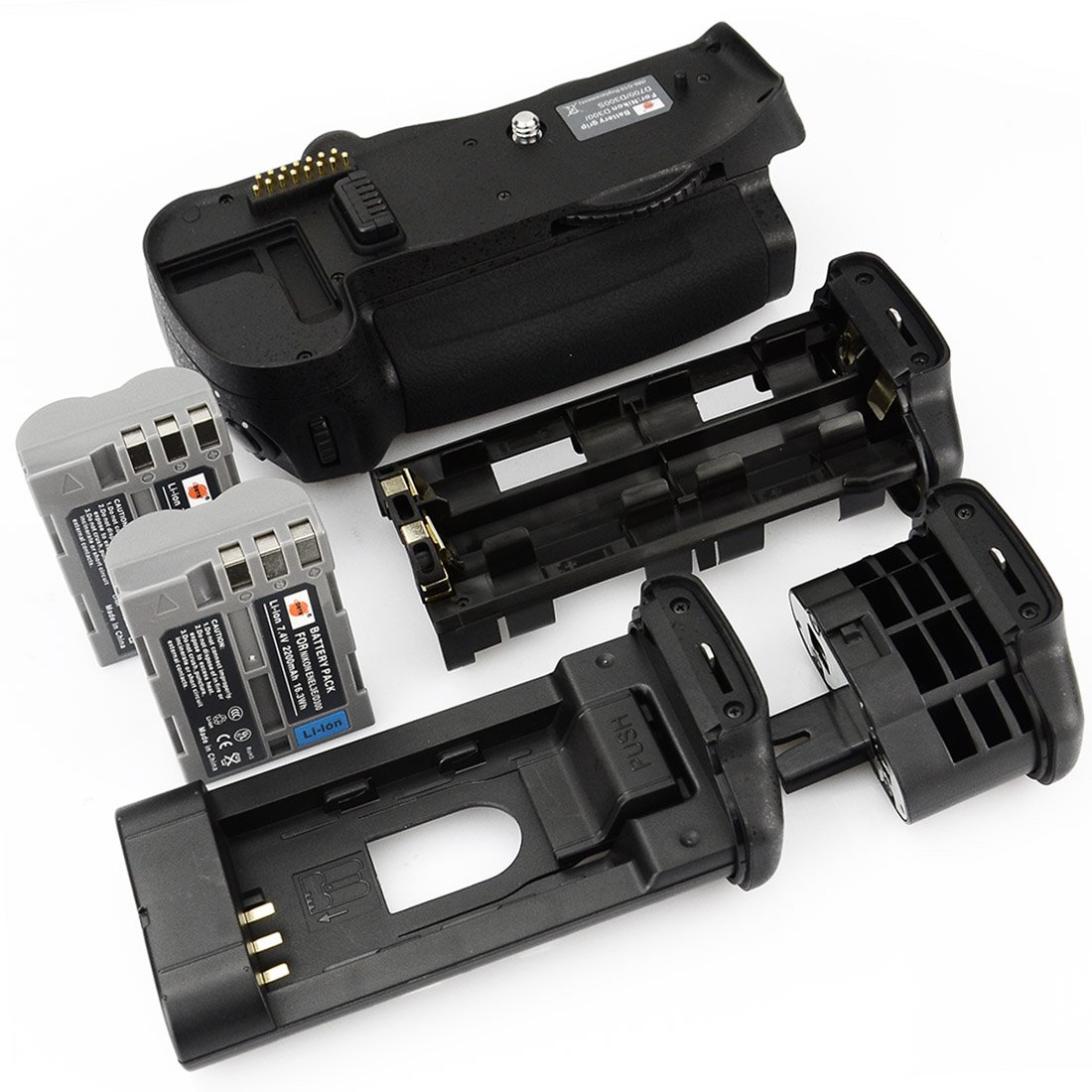 DSTE® Pro MB-D10 Vertical Battery Grip + 2x EN-EL3E for Nikon D300 D300S D700 D900 SLR Digital Camera