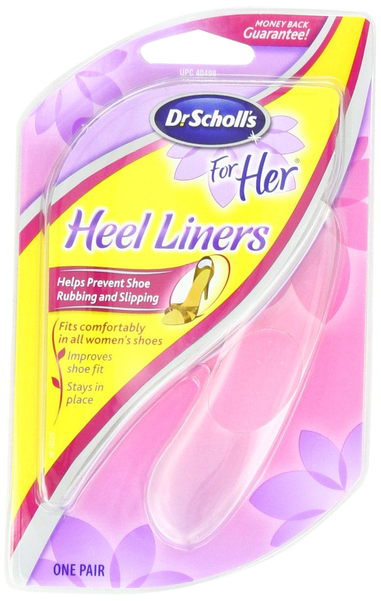 Galleon Dr. Scholl's For Her Heel Liners, 1 Pair (Pack Of 6)