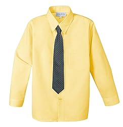 Spring Notion Big Boys' Cotton Blend Dress Shirt