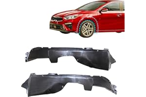 SecosAutoparts Front Fender Plastic Liners, Fit for Kia Forte 2017 2018, Front Driver & Passenger Side Wheel Splash Liner, Re