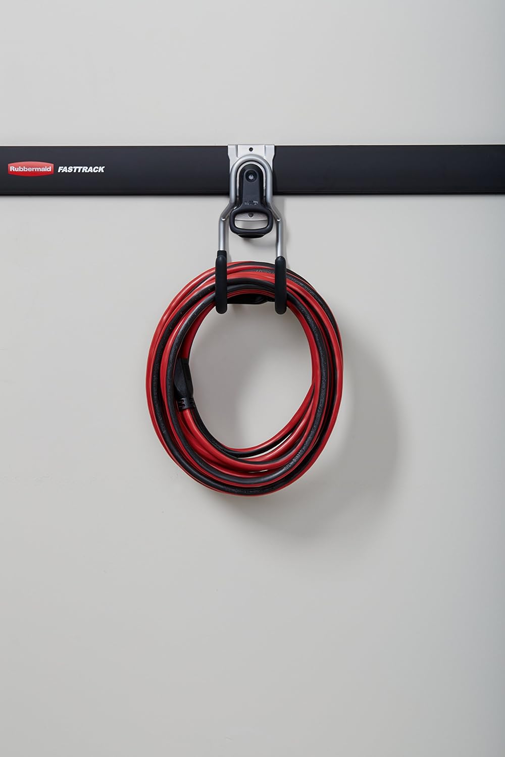 Rubbermaid FastTrack Garage Storage System All-in-One Rail & Hook Kit, 5-Piece, (1784417),Black: Home & Kitchen
