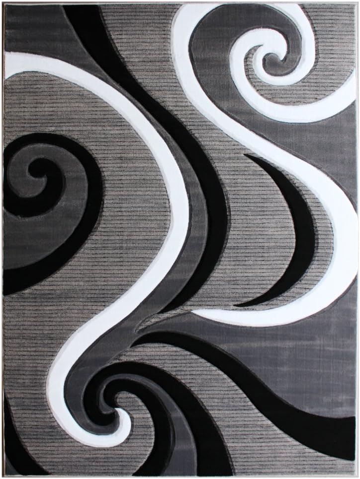 Best Black And White Geometric Carpet