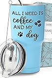 KEDRIAN Dog Mom Tumbler 30oz, Dog Gifts For Dog