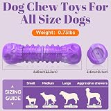 HETOO Indestructible Dog Toy Skull Shape Durable Rubber Chew Large Medium view 5