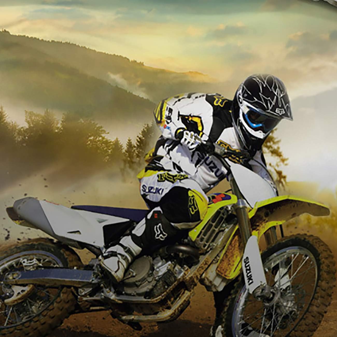 Thee Bed Sets For Boys Dirt Bike Motocross Bedding Duvet Cover Quilt Cover Twin