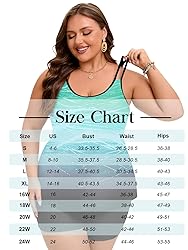2 Piece Swimsuit for Women Tummy Control Bathing