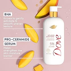 Dove Exfoliating Body Wash Melanin Even Tone