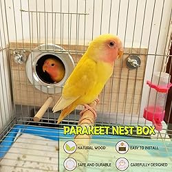 kathson Parakeet Nest Box Budgie Nesting House