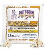 Great Northern 8oz Butter Popcorn Portion Packs - Case Of 40, Gluten Free, USA Made