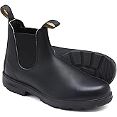 BEDGMDEG Men'S Waterproof Block Heel Chelsea Boots Retro Non-Slip Pull-On Work Hiking Boots