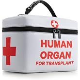 WOEMOZAP Funny Human Organ for Transplant Insulated Lunch Box-Portable Reusable Medical Nurse Lunch Bag with Detachable Handle for Women Men and Kids-Gag Gift