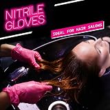 JFA Medical Disposable Pink Nitrile Gloves Extra Small Box of 100 view 6
